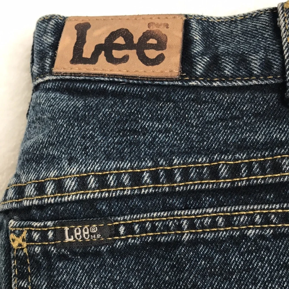 Vintage 80s Lee Jeans High Waist Button Up - Picture 4 of 4